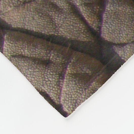 Echte olifantenhuid textuur, gerimpeld. fleece deken (Hoek)