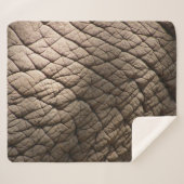 Echte olifantenhuid textuur, gerimpeld. sherpa deken (Voorkant (horizontaal))