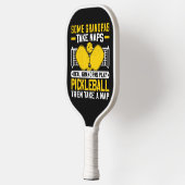 Echte Opa's Rally — Dutje Optioneel Pickleball Paddle (Links)