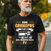 Echte opa's rijden RV's - Grappig Camper ontwerp T-shirt