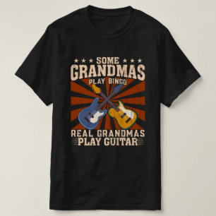 Echte opa's spelen gitaar grappig T-shirt