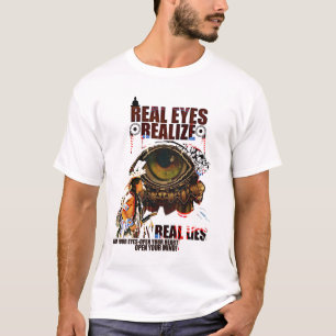 Echte oyes-Realize-Real Lies T-shirt