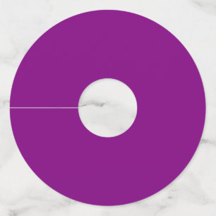 Echte Paars Wijnglaslabel