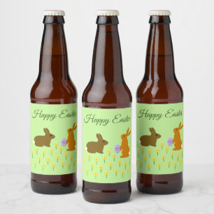 Echte paasbundels en deaffodis bier etiket