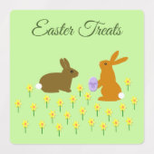 Echte paasbundels en deaffodis labels (Design 2)