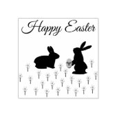 Echte paasbundels en deaffodis rubberstempel (Afrduk)