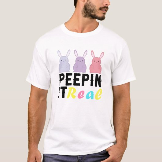 Echte paasdag Bunny T-Shirt (Voorkant)