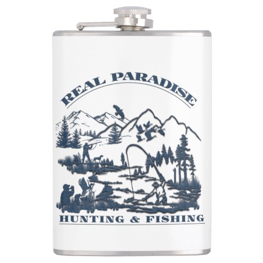 Echte paradijselijke Mok Heupfles (Voorkant)