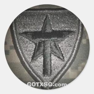 Echte patch spotlight, GOTXSG.com Ronde Sticker