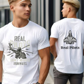 Echte piloten hebben geen Runaways T-shirt nodig