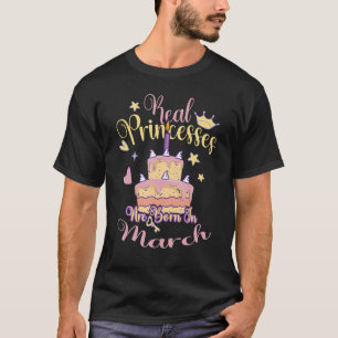 Echte prinsessen worden geboren in maart 2010 t-shirt