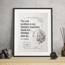 Echte Probleemmachines Mannen Denk Technologie Quo