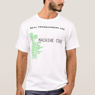 Echte programmeurs t-shirt