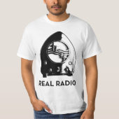 Echte radio t-shirt [Licht] (Voorkant)