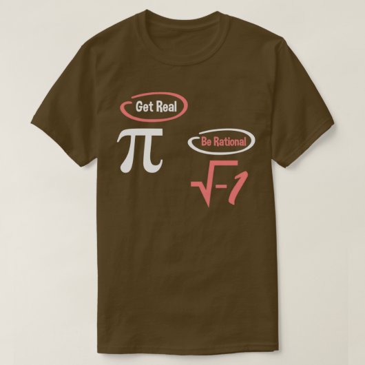 Echte Rationele Nationale Pi Dag T-shirt (Design voorkant)