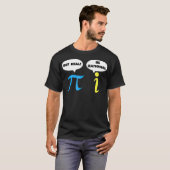 Echte Rationele Pi Funny Wiskunde Teacher Joke T-shirt (Voorkant volledig)