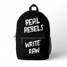 Echte Rebellen Schrijven Raw, Cool Zwart
