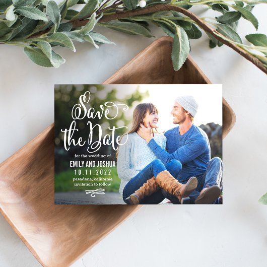 Echte Romance EDITABLE KLEUR sparen de Kaart van d