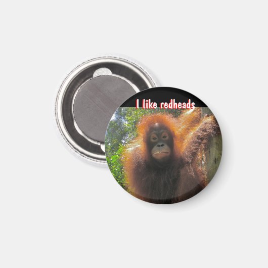 Echte roodharigen die je rocken magneet (Voorkant / Achterkant)