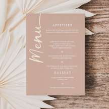 Echte roze gouden folie moderne lettertype trouw m