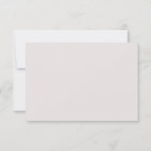 Echte Roze Rozen Rustieke Chic Bloemige Trouw RSVP Kaart (Achterkant)