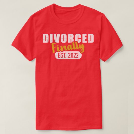 Echte scheiding 2022 t-shirt (Design voorkant)