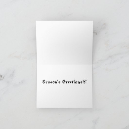 Echte sneeuwvlok Kaart (Binnen)