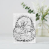 Echte sterfte bij paarden door Albrecht Durer Briefkaart (Staand voorkant)