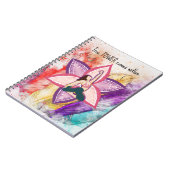 Echte stroom komt binnen, Healing Chakra Notitieboek (Linkerzijde)