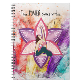 Echte stroom komt binnen, Healing Chakra Notitieboek