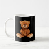 Echte teddybeer illustratie koffiemok (Links)