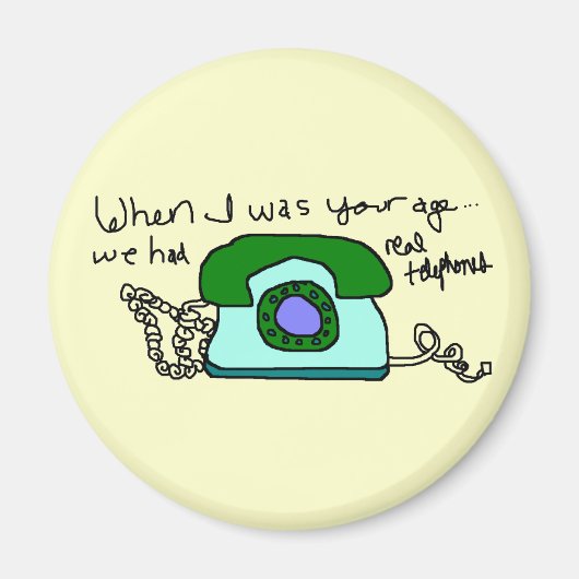 Echte TelephonAge Magneet (Voorkant)