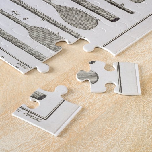 Echte tennis en de bouw van racketspelen, van legpuzzel (Zijkant)