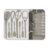 Echte tennis en de bouw van racketspelen, van magneet (Horizontaal)