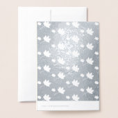 Echte Thanksgiving van de Naam van de douane Echte Folie Kaarten (Met envelop)