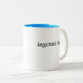 Echte theetheebeker tweekleurige koffiemok (Voorkant rechts)