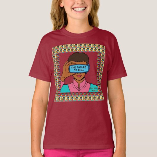 Echte toekomstige Kinder casual T - shirts en T-sh (Voorkant)