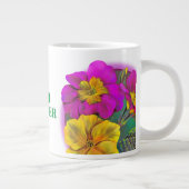 Echte tuinbouwbloemen jumbo mok (Rechts)