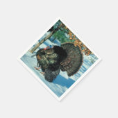 Echte Turkije Kerst Thanksgiving Winter Xmas Servet (Hoek)