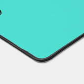 Echte Turquoise Blauw Groen Southwestern Effen Kle Bureaumat (Hoek)