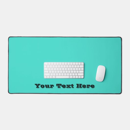 Echte Turquoise Blauw Groen Southwestern Effen Kle Bureaumat (Keyboard & Muis)