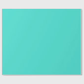 Echte Turquoise Blauw Groen Southwestern Effen Kle Cadeaupapier (Vlak)