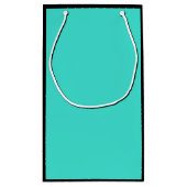 Echte Turquoise Blauw Groen Southwestern Effen Kle Klein Cadeauzakje (Achterkant)