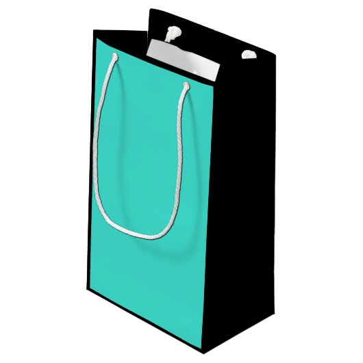 Echte Turquoise Blauw Groen Southwestern Effen Kle Klein Cadeauzakje (Achterkant Gekanteld)