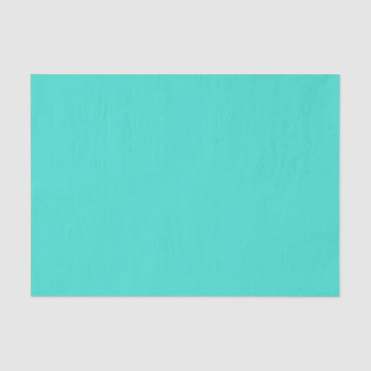 Echte Turquoise Blauw Groen Southwestern Effen Kle Tissuepapier (Voorkant)