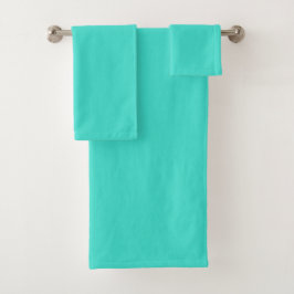Echte Turquoise Blauw Groen Zuidwestelijke Effen K Bad Handdoek