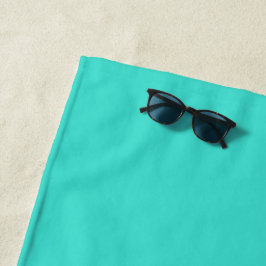 Echte Turquoise Blauw Groen Zuidwestelijke Effen K Strandlaken