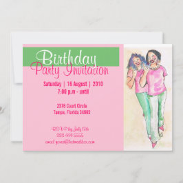 Echte uitnodiging voor meisjes