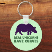 Echte Unicorns hebben de Sleutelhanger van Krommen (Voorkant)