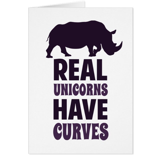 Echte Unicorns hebben krommen (Voorkant)